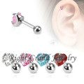 316L chirurgische Body Piercing-kostenlose Probe Ringe für Tragus Piercings